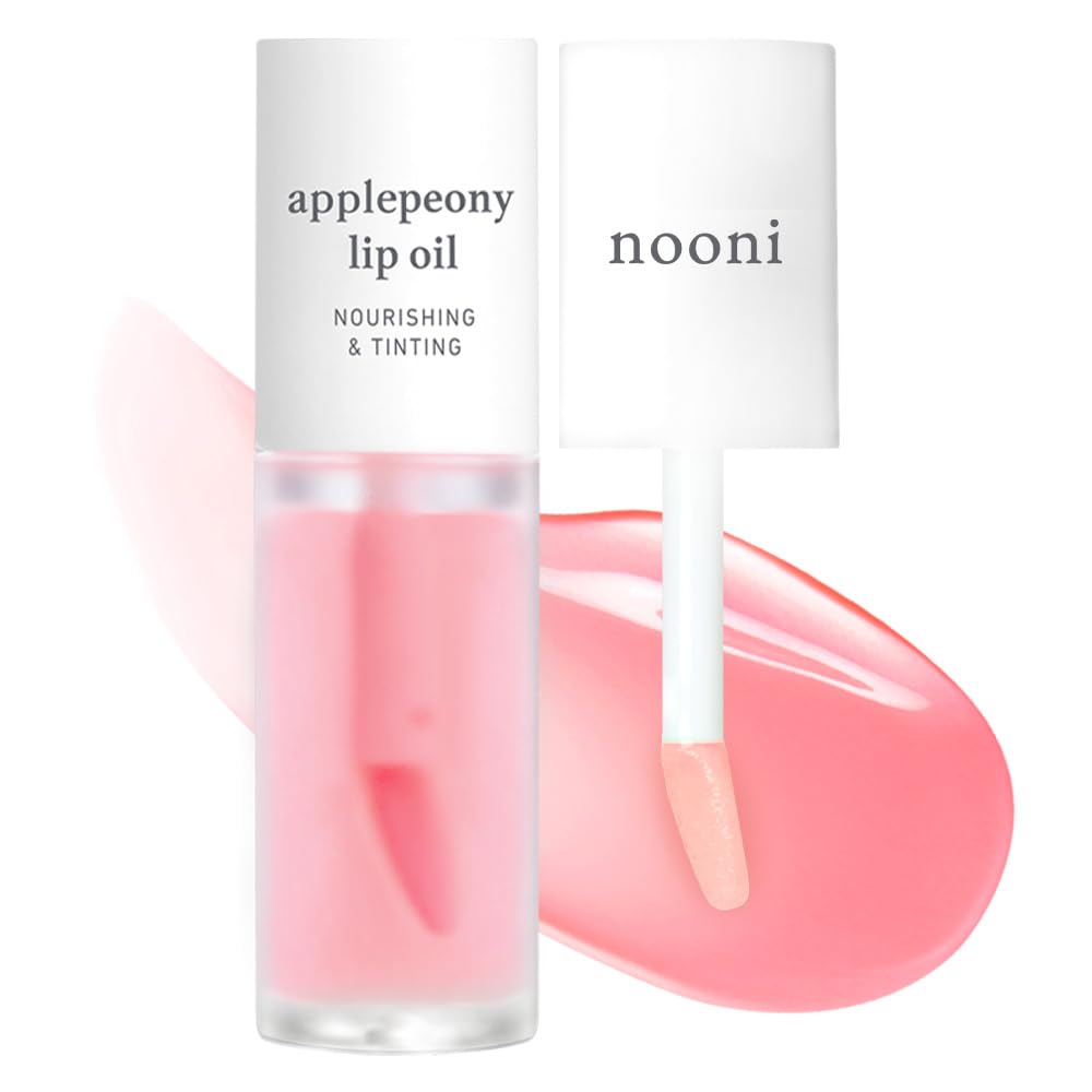 NOONI Korean Lip Oil in Appleberry - Hydrating, Plumping, and Long-Lasting Lip Care for a Youthful Glow