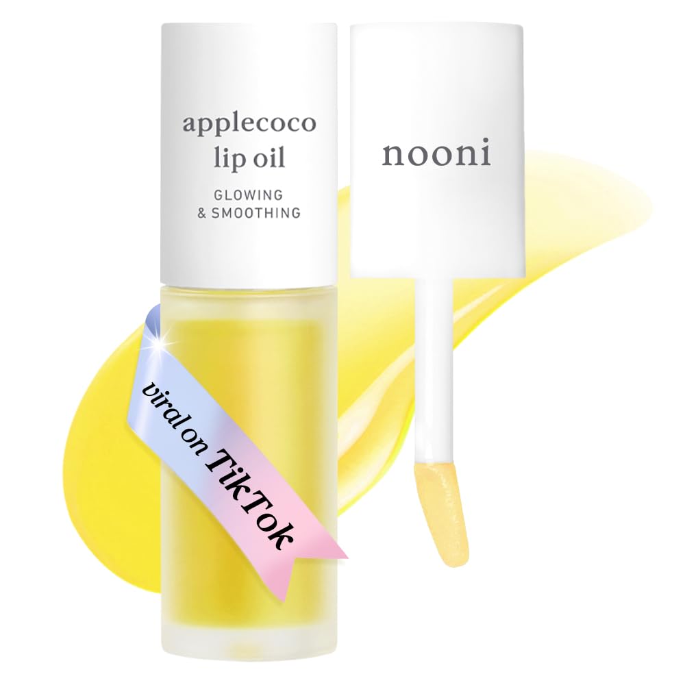 NOONI Korean Lip Oil in Appleberry - Hydrating, Plumping, and Long-Lasting Lip Care for a Youthful Glow