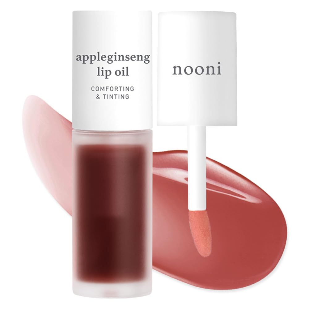 NOONI Korean Lip Oil in Appleberry - Hydrating, Plumping, and Long-Lasting Lip Care for a Youthful Glow