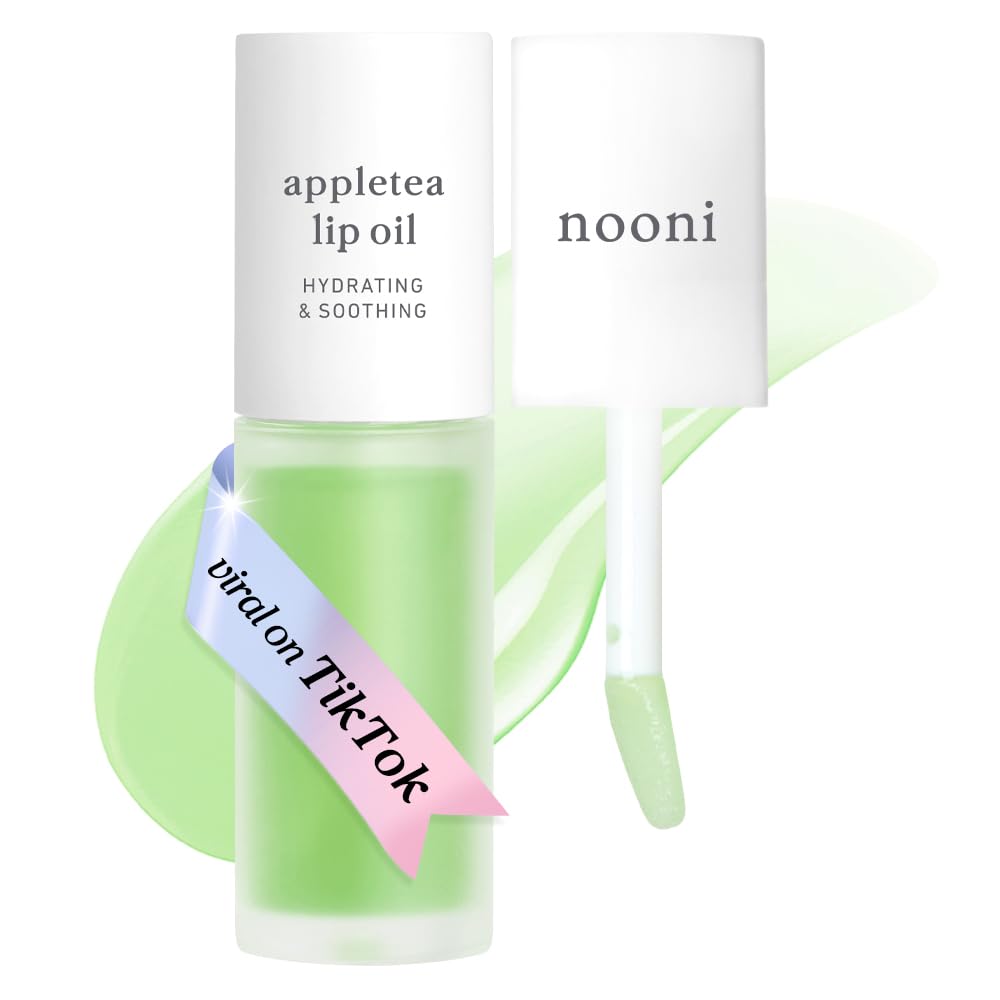 NOONI Korean Lip Oil in Appleberry - Hydrating, Plumping, and Long-Lasting Lip Care for a Youthful Glow