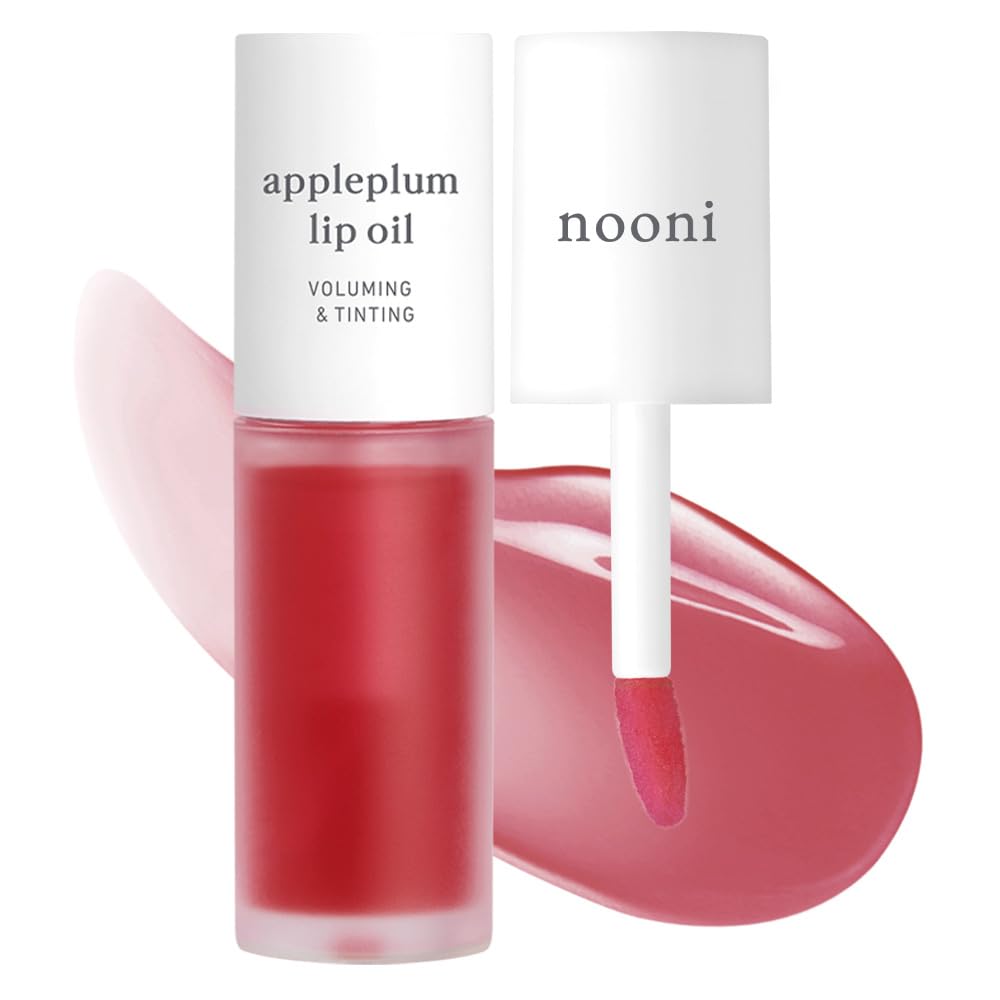 NOONI Korean Lip Oil in Appleberry - Hydrating, Plumping, and Long-Lasting Lip Care for a Youthful Glow