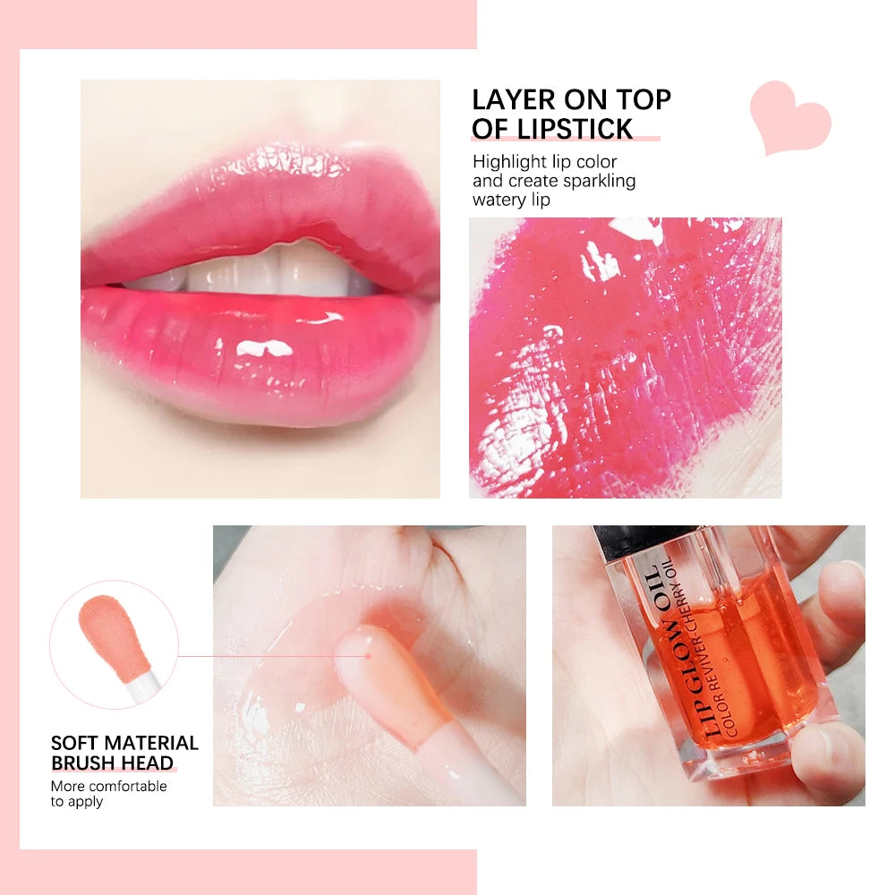 Crystal Jelly Lip Oil - Hydrating Plumping Gloss for Luscious Lips