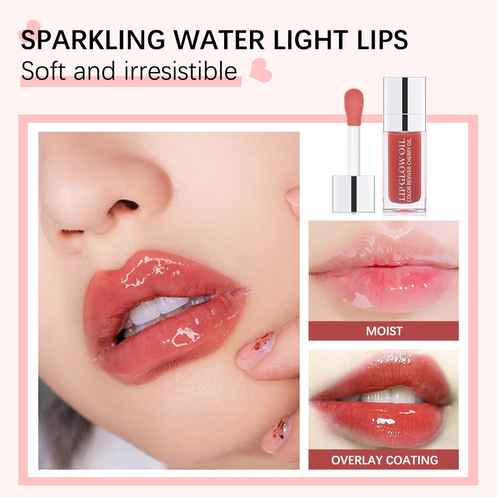 Crystal Jelly Lip Oil - Hydrating Plumping Gloss for Luscious Lips